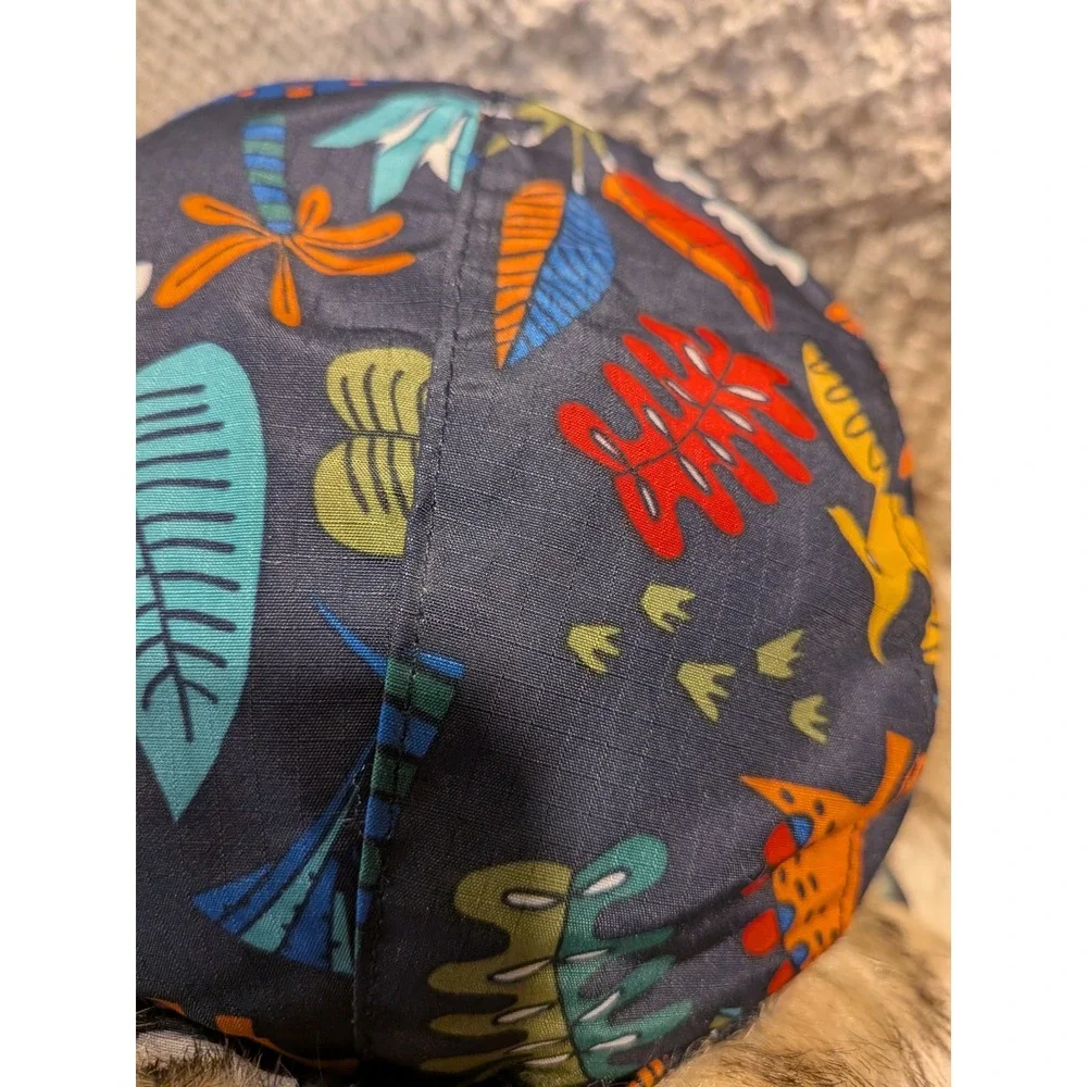 The Children's Place Dinosaur Trapper Hat Faux Fur Lined Ear Flaps Large 4T-5T